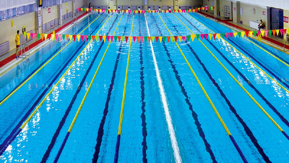 体育学院游泳馆设备安装